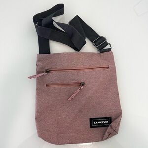 Dakine Plum/Gray Crossbody Bag with Black Strap